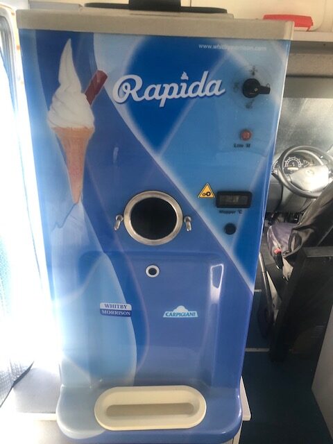 Rapida ice top cream machine